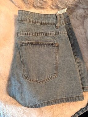 Women's Light Blue Denim shorts